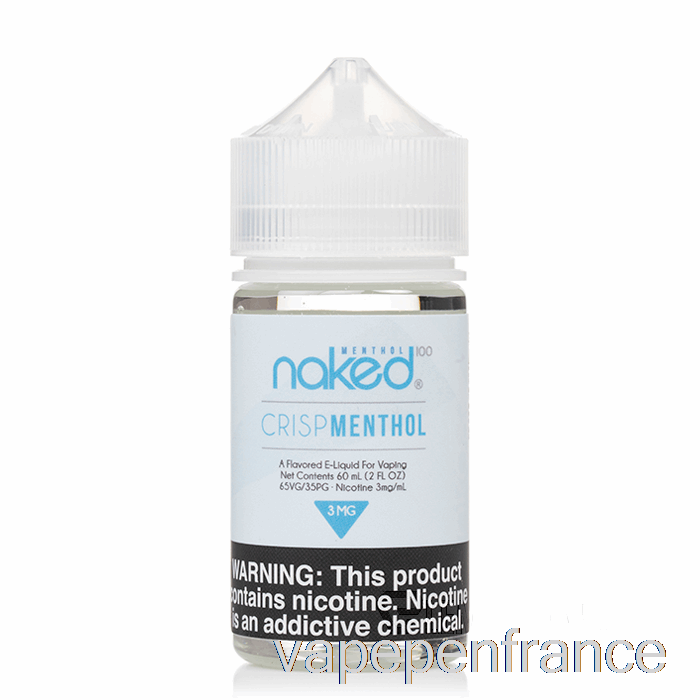 Menthol Croustillant - Naked 100 Menthol - Stylo Vape 60 Ml 0 Mg